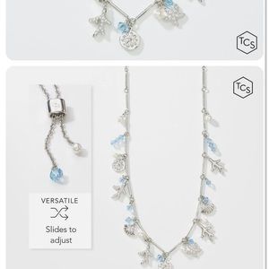 Touchstone crystal by Swarovski summer seas necklace